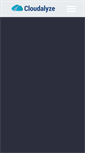 Mobile Screenshot of cloudalyze.com